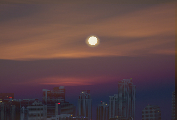 Amber Moon : Moonscapes : Deborah Land - Fine Art Photography