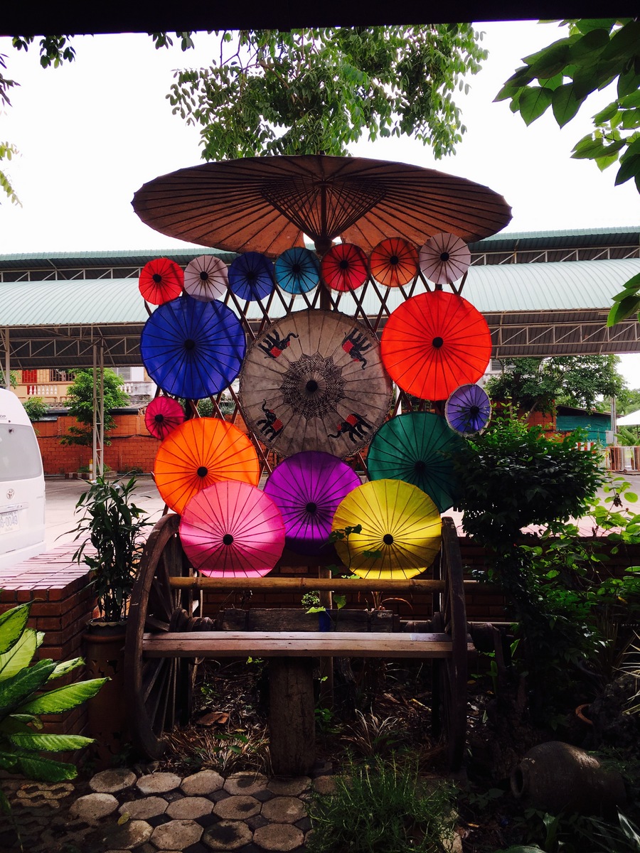 Umbrella Facotry, Chiangmai, Thailand