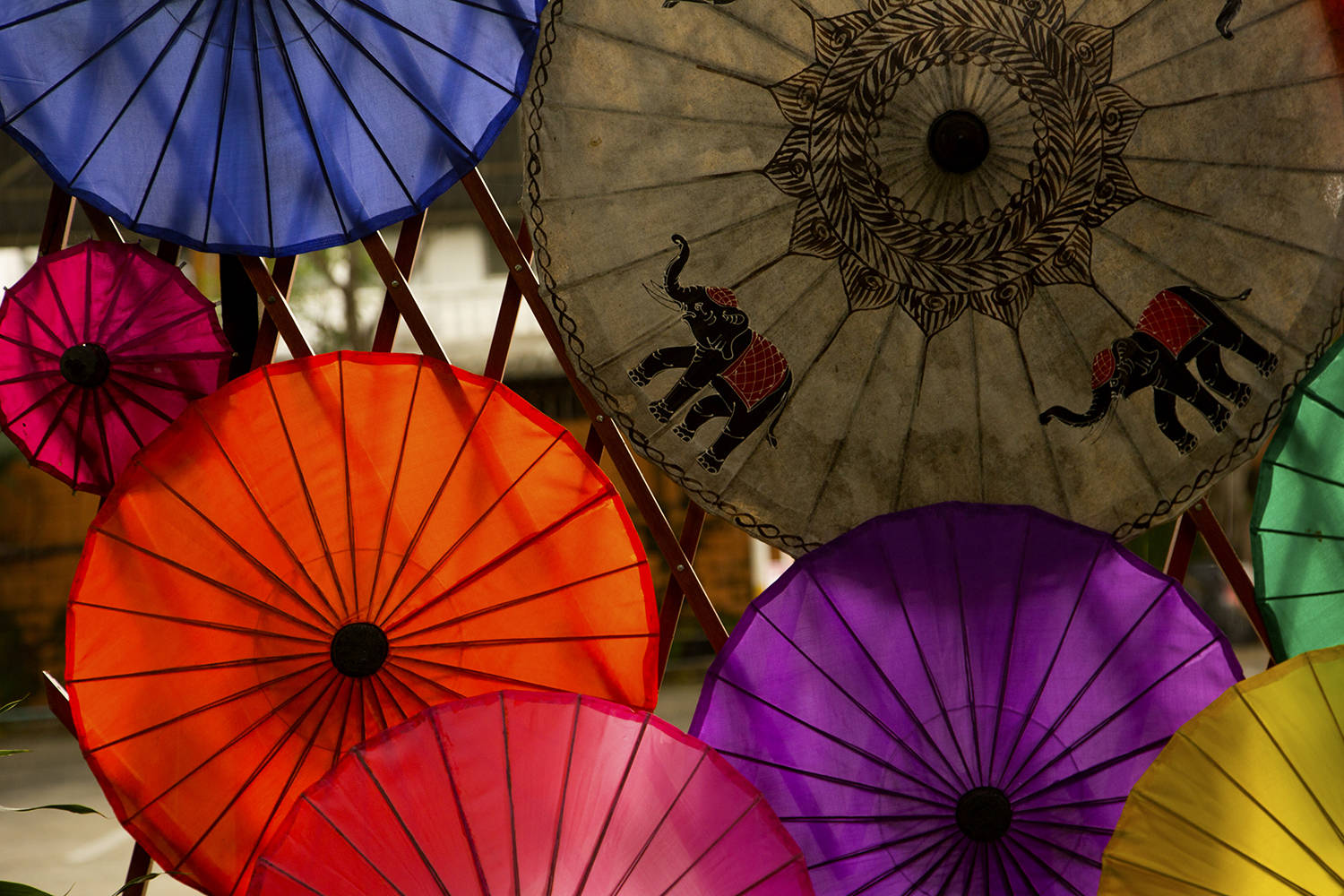 Umbrella Factory : Thailand Portfolio : Deborah Land - Fine Art Photography