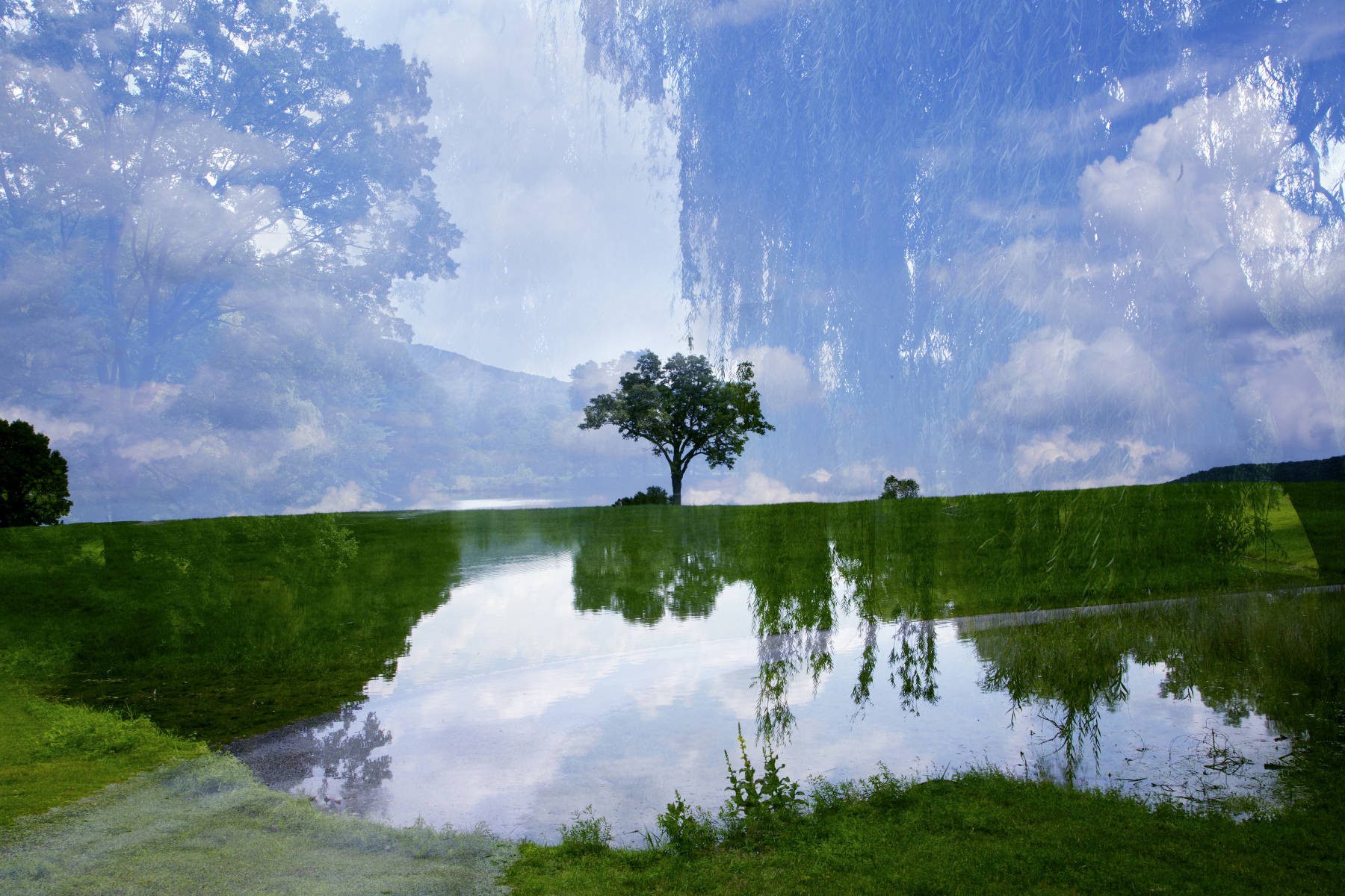 Mirror : Double Exposure : Deborah Land - Fine Art Photography
