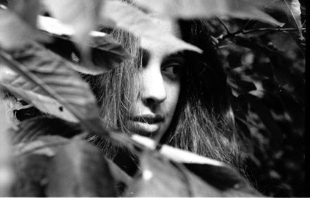 "Hiding"
 : Eve in Paradise : Deborah Land - Fine Art Photography